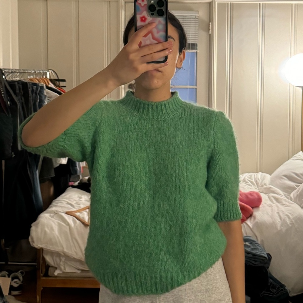 Green vero moda knit chunky